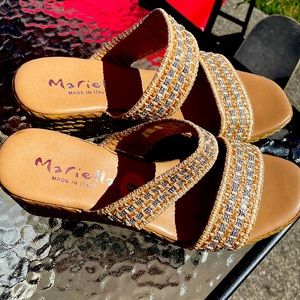 *NEW* Mariella Size 9 wedge sandals
